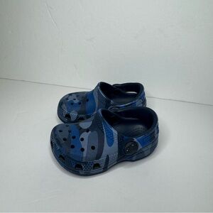 Blue Camo Crocs - 4